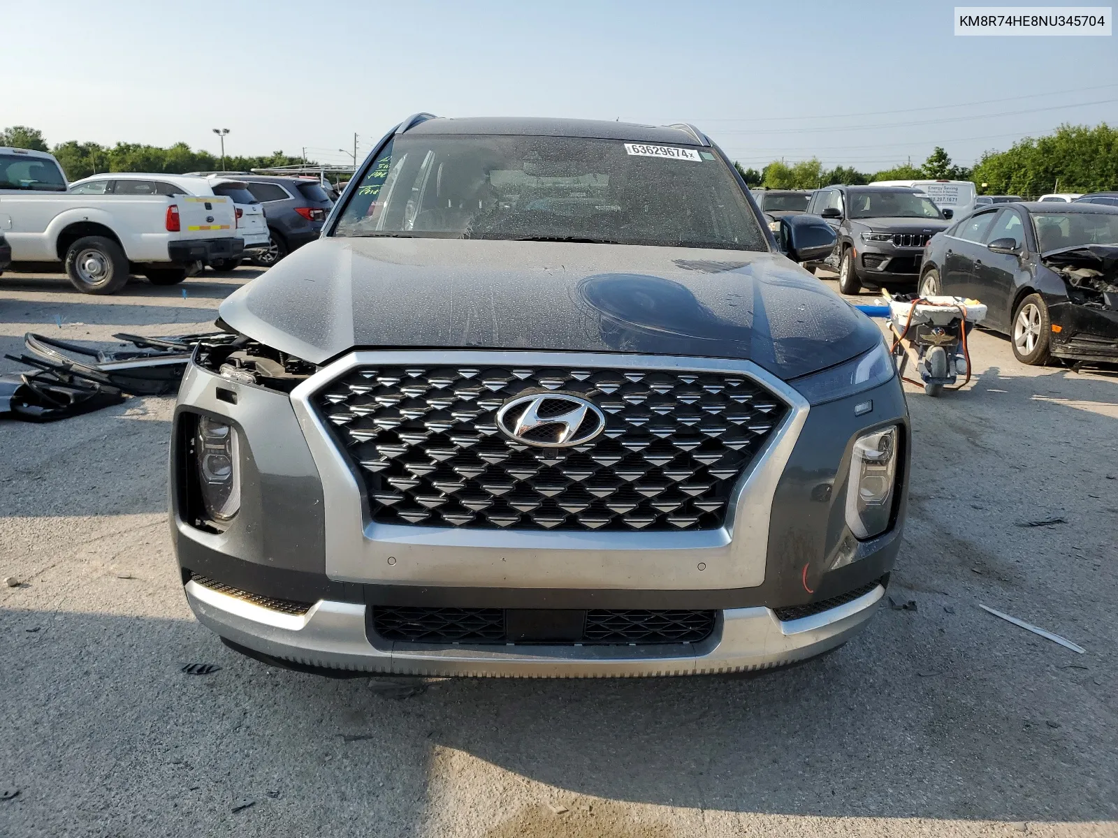 2022 Hyundai Palisade Calligraphy VIN: KM8R74HE8NU345704 Lot: 63629674