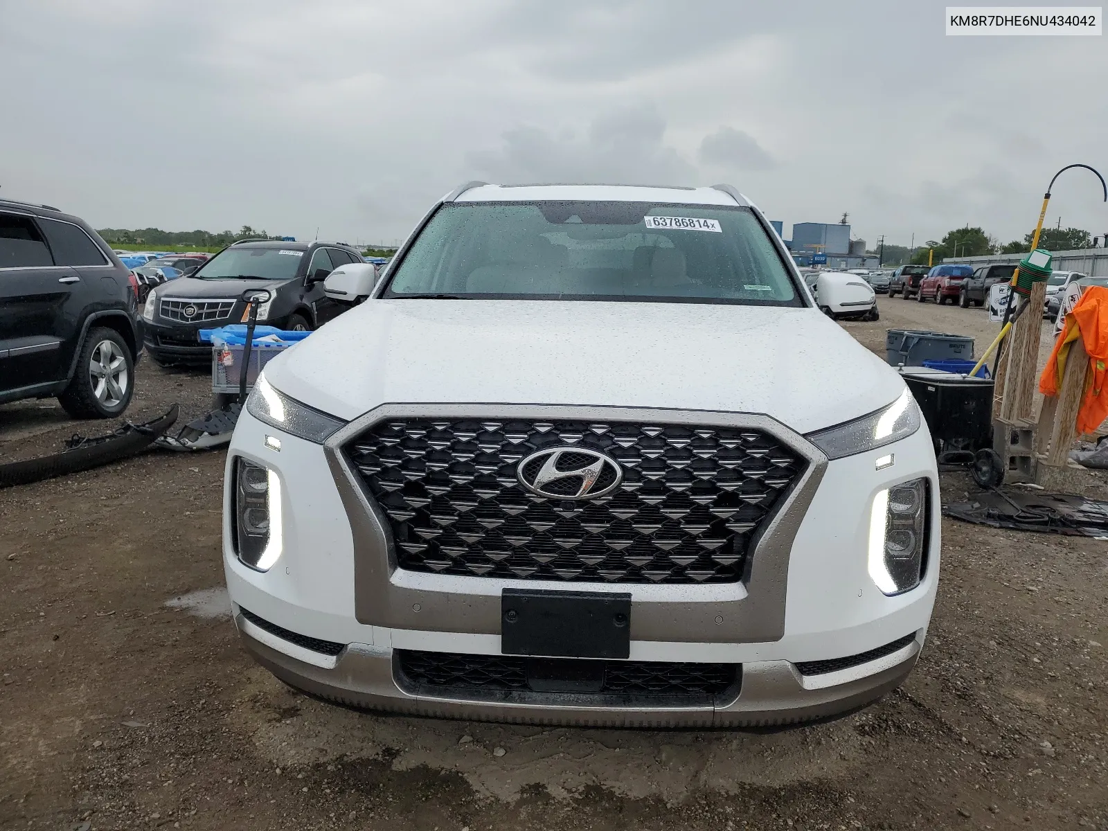 2022 Hyundai Palisade Calligraphy VIN: KM8R7DHE6NU434042 Lot: 63786814