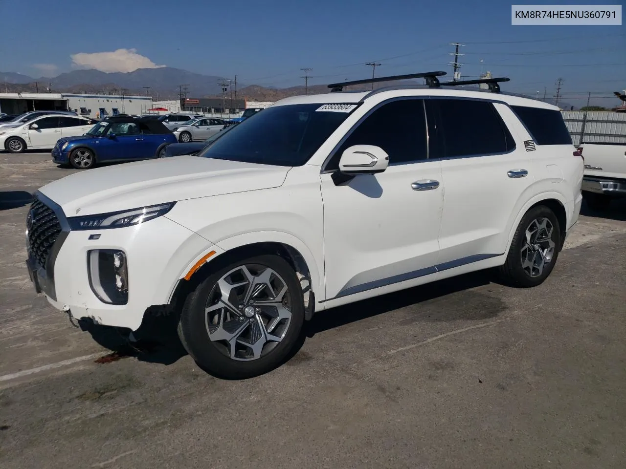 2022 Hyundai Palisade Calligraphy VIN: KM8R74HE5NU360791 Lot: 63933604