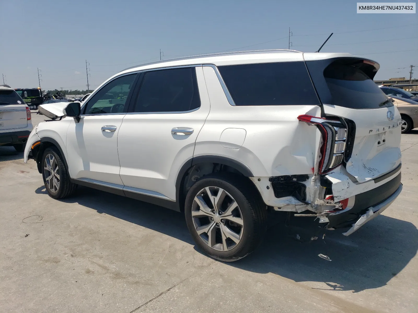 KM8R34HE7NU437432 2022 Hyundai Palisade Sel