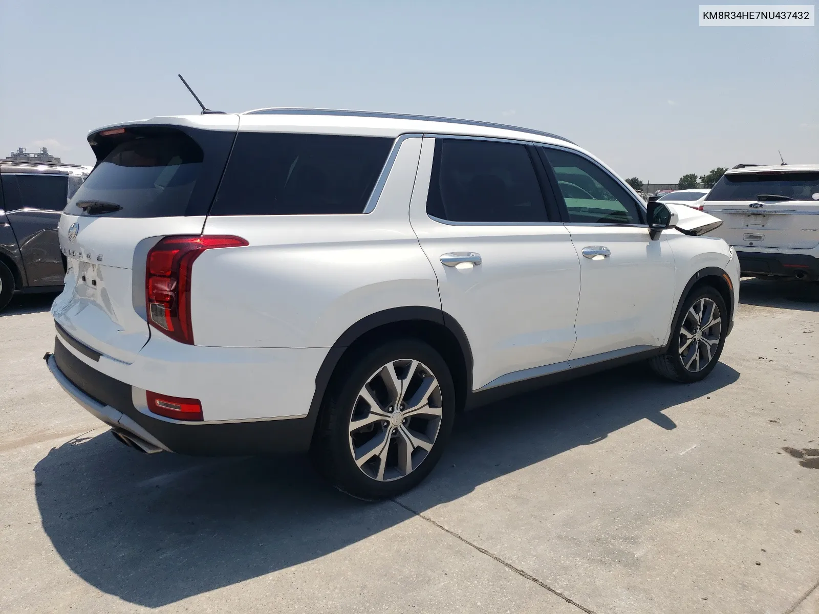 2022 Hyundai Palisade Sel VIN: KM8R34HE7NU437432 Lot: 66352494