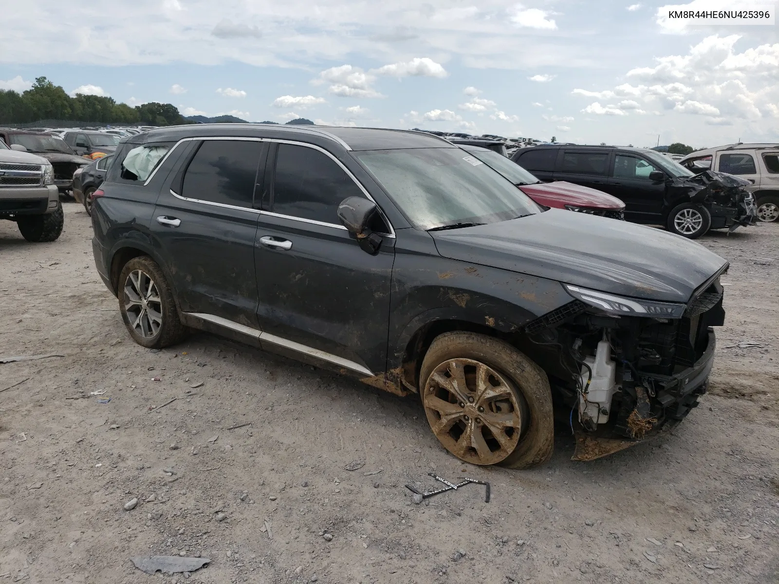 KM8R44HE6NU425396 2022 Hyundai Palisade Sel