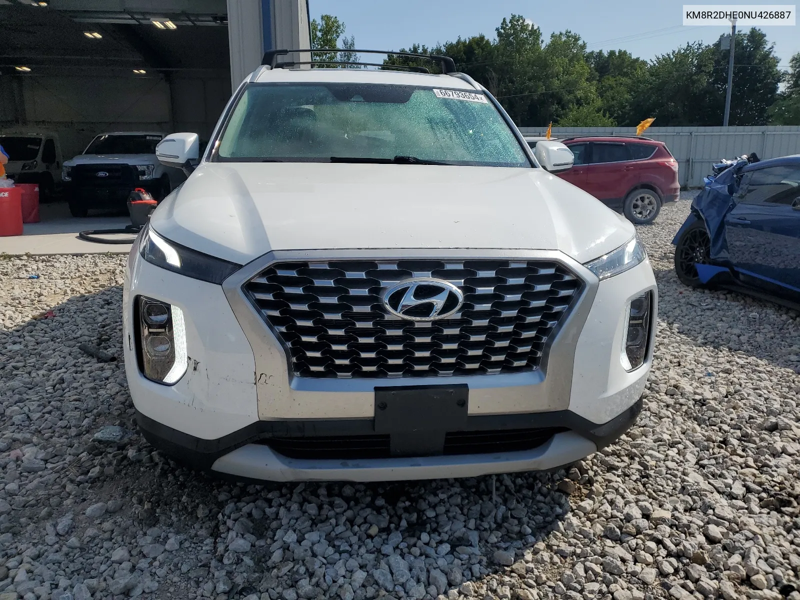 2022 Hyundai Palisade Sel VIN: KM8R2DHE0NU426887 Lot: 66793654