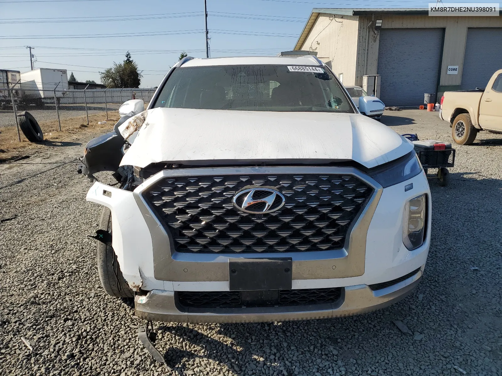 2022 Hyundai Palisade Calligraphy VIN: KM8R7DHE2NU398091 Lot: 66885144