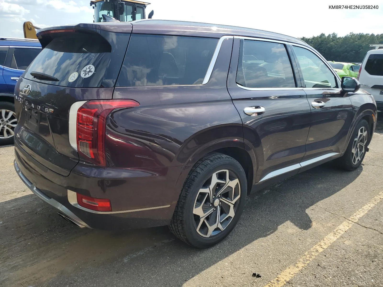 2022 Hyundai Palisade Calligraphy VIN: KM8R74HE2NU358240 Lot: 66889404