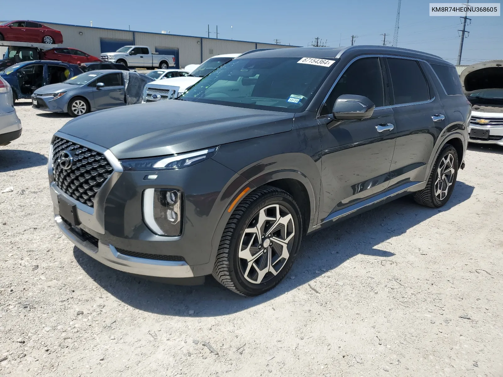 2022 Hyundai Palisade Calligraphy VIN: KM8R74HE0NU368605 Lot: 67154364