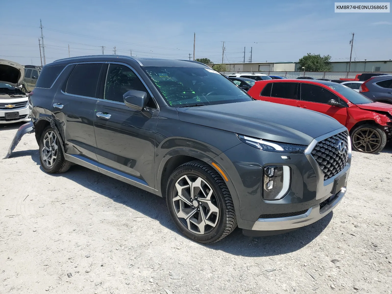 2022 Hyundai Palisade Calligraphy VIN: KM8R74HE0NU368605 Lot: 67154364