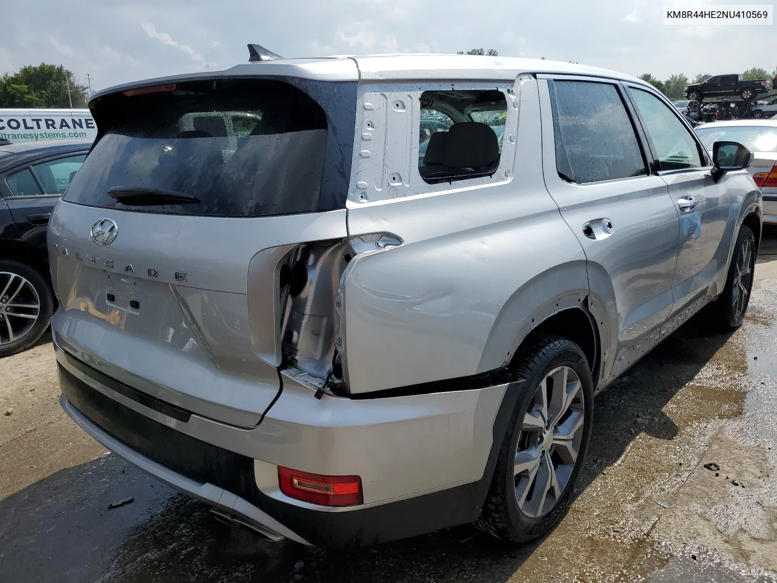 2022 Hyundai Palisade Sel VIN: KM8R44HE2NU410569 Lot: 67319544