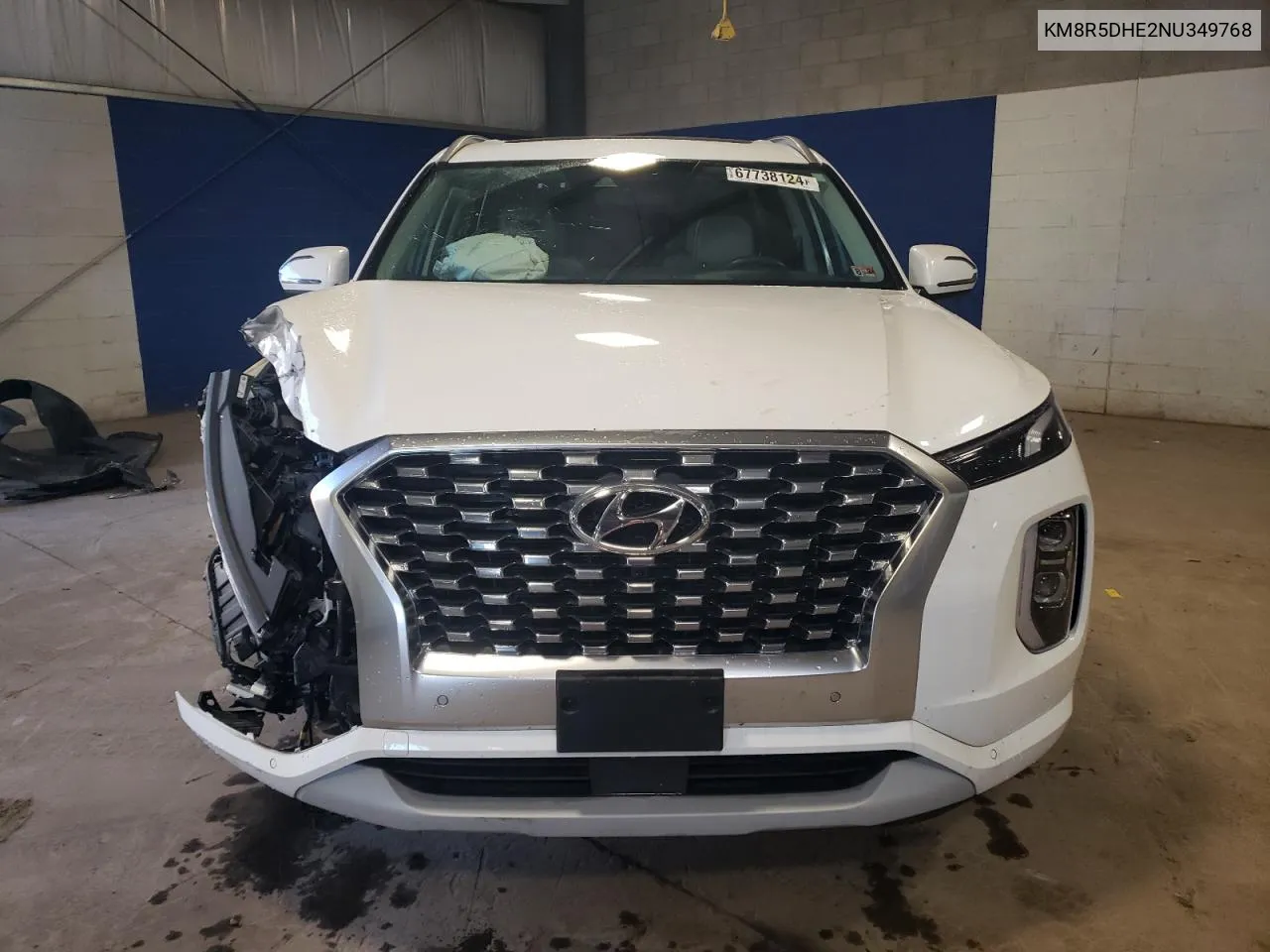 2022 Hyundai Palisade Limited VIN: KM8R5DHE2NU349768 Lot: 67738124