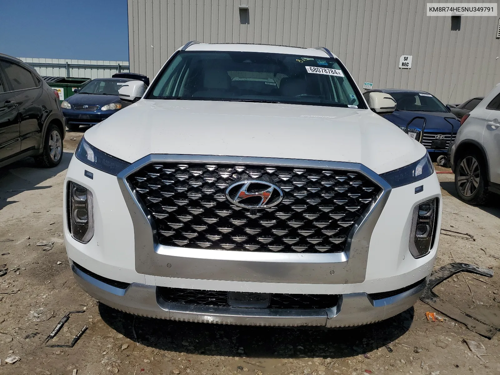 2022 Hyundai Palisade Calligraphy VIN: KM8R74HE5NU349791 Lot: 68078784