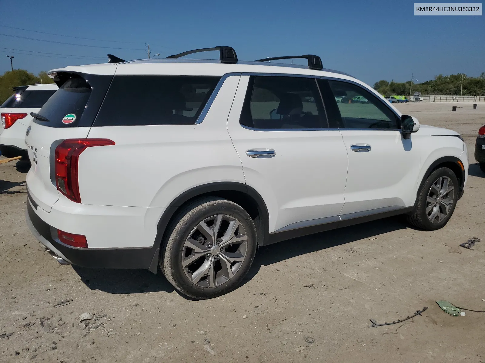 2022 Hyundai Palisade Sel VIN: KM8R44HE3NU353332 Lot: 68791254