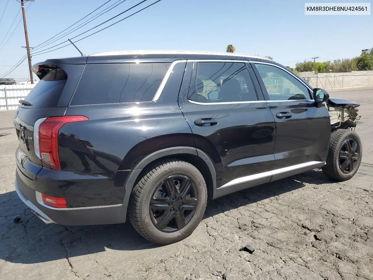 KM8R3DHE8NU424561 2022 Hyundai Palisade Sel