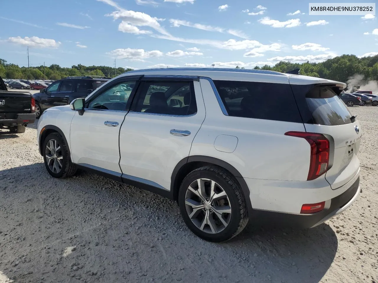 KM8R4DHE9NU378252 2022 Hyundai Palisade Sel