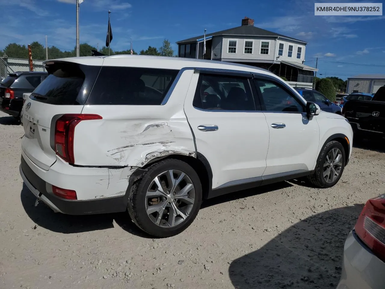 KM8R4DHE9NU378252 2022 Hyundai Palisade Sel