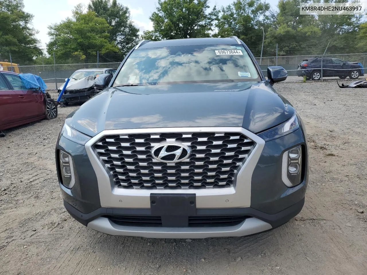 2022 Hyundai Palisade Sel VIN: KM8R4DHE2NU463997 Lot: 69673844