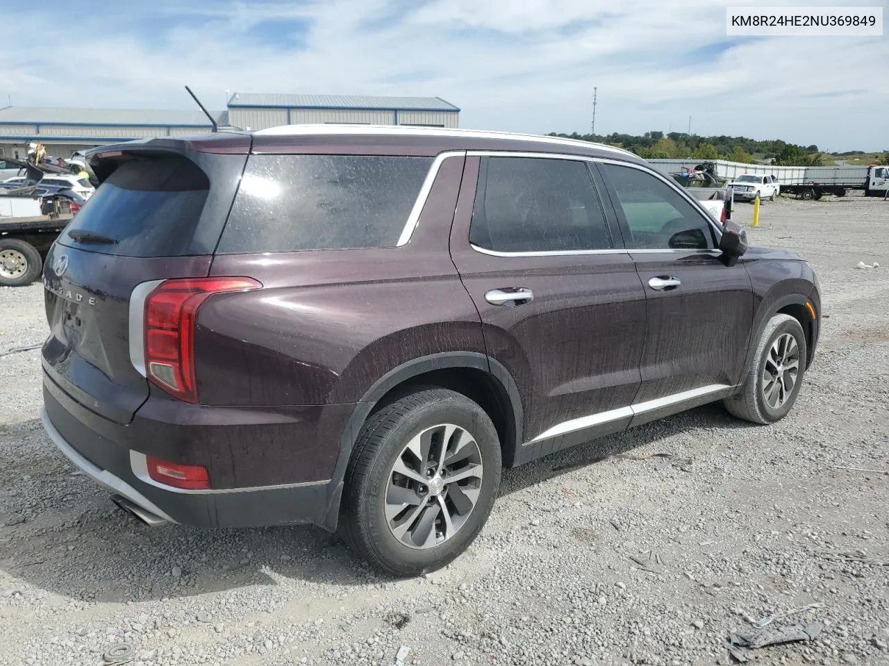 KM8R24HE2NU369849 2022 Hyundai Palisade Sel