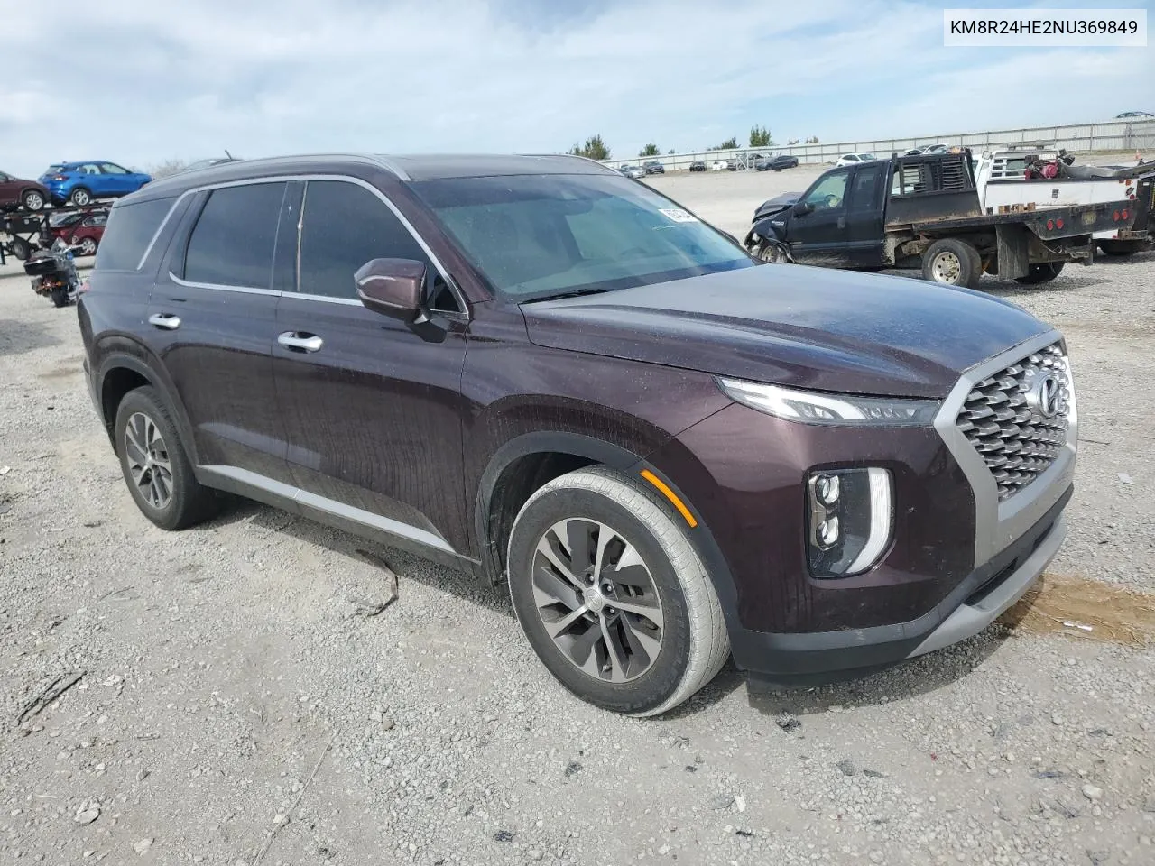 KM8R24HE2NU369849 2022 Hyundai Palisade Sel