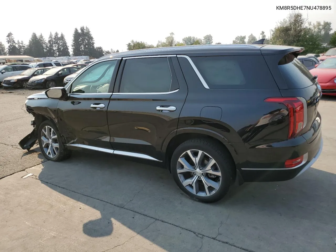 2022 Hyundai Palisade Limited VIN: KM8R5DHE7NU478895 Lot: 70062124