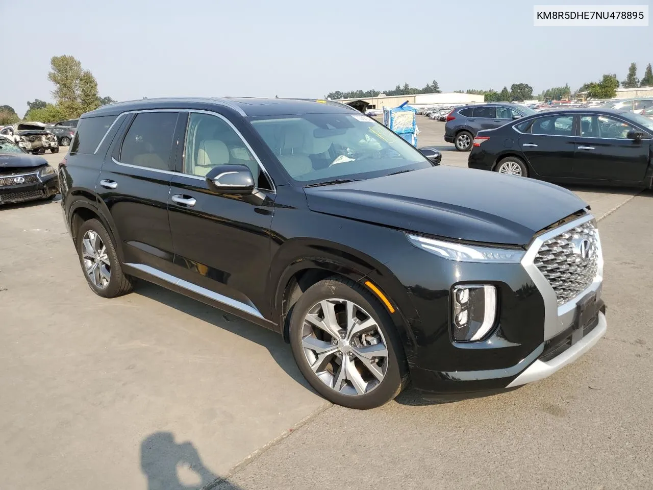 2022 Hyundai Palisade Limited VIN: KM8R5DHE7NU478895 Lot: 70062124