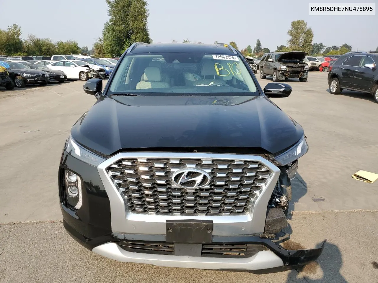 2022 Hyundai Palisade Limited VIN: KM8R5DHE7NU478895 Lot: 70062124