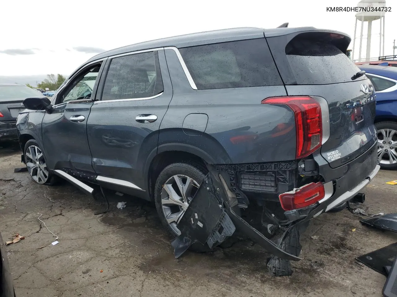 2022 Hyundai Palisade Sel VIN: KM8R4DHE7NU344732 Lot: 70246174