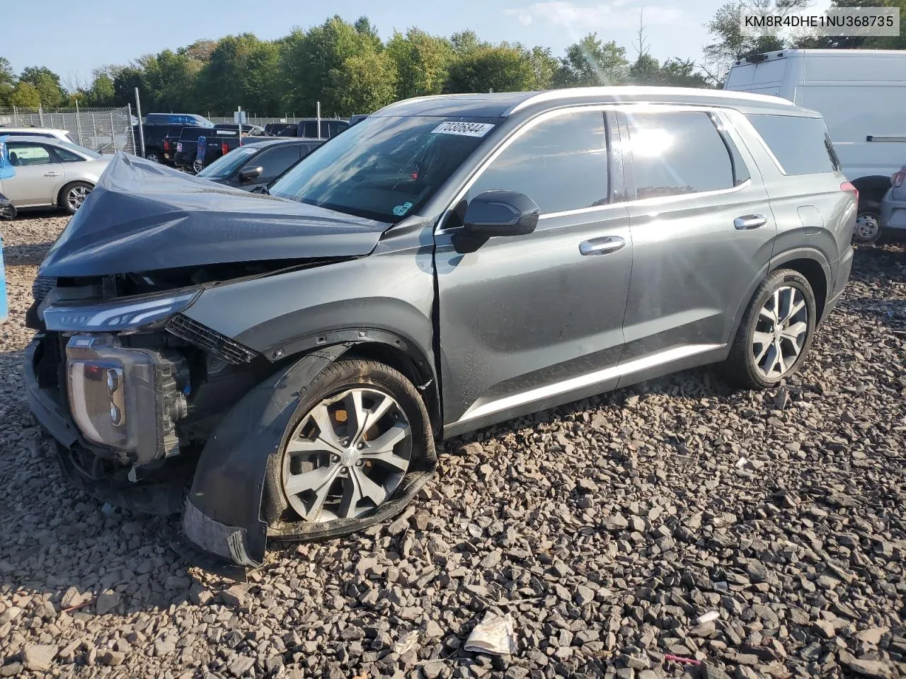 2022 Hyundai Palisade Sel VIN: KM8R4DHE1NU368735 Lot: 70306844