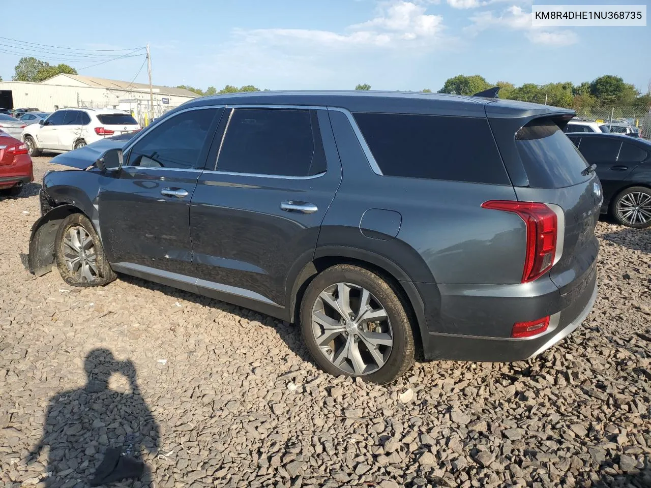 KM8R4DHE1NU368735 2022 Hyundai Palisade Sel