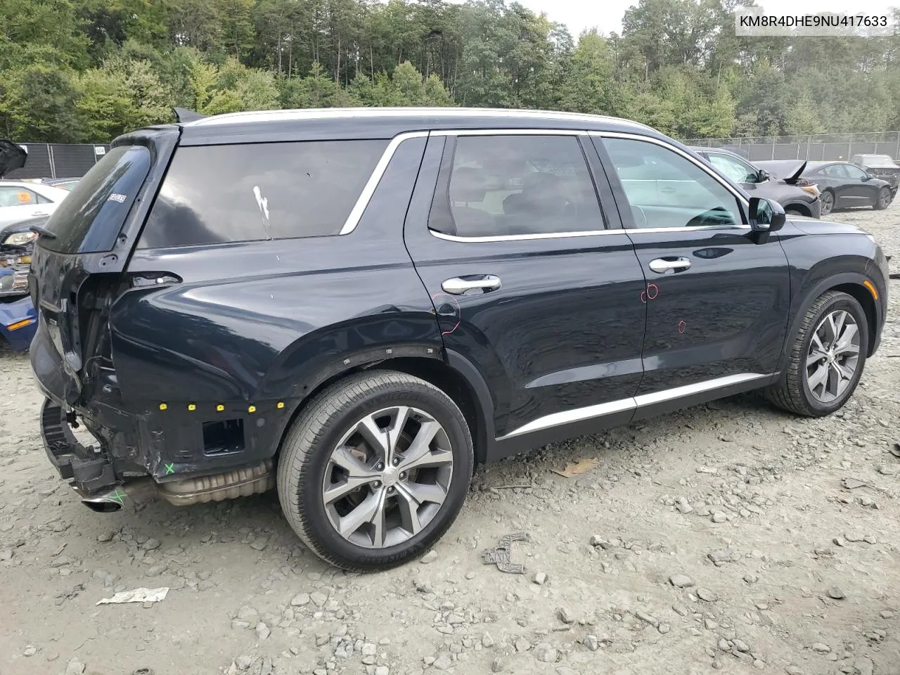 KM8R4DHE9NU417633 2022 Hyundai Palisade Sel