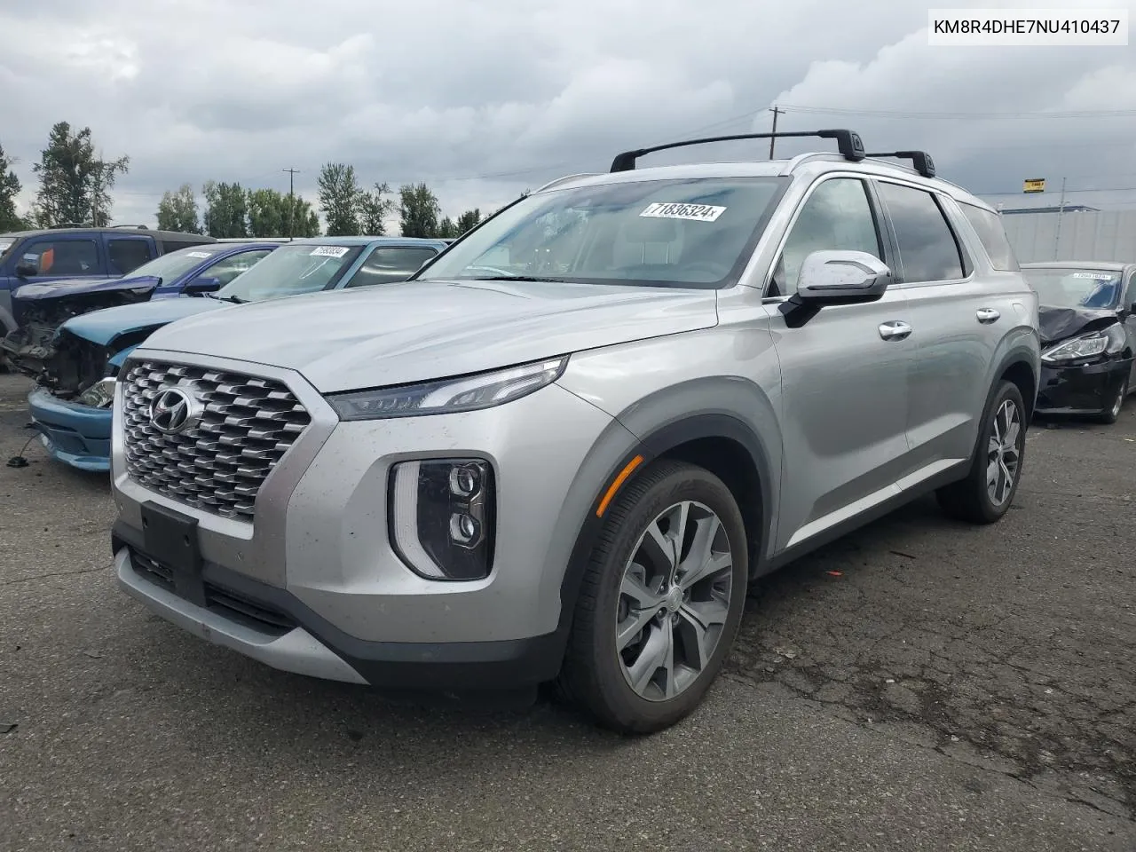 KM8R4DHE7NU410437 2022 Hyundai Palisade Sel