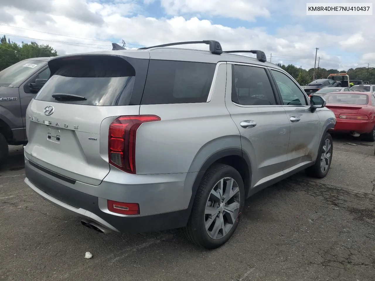 2022 Hyundai Palisade Sel VIN: KM8R4DHE7NU410437 Lot: 71836324