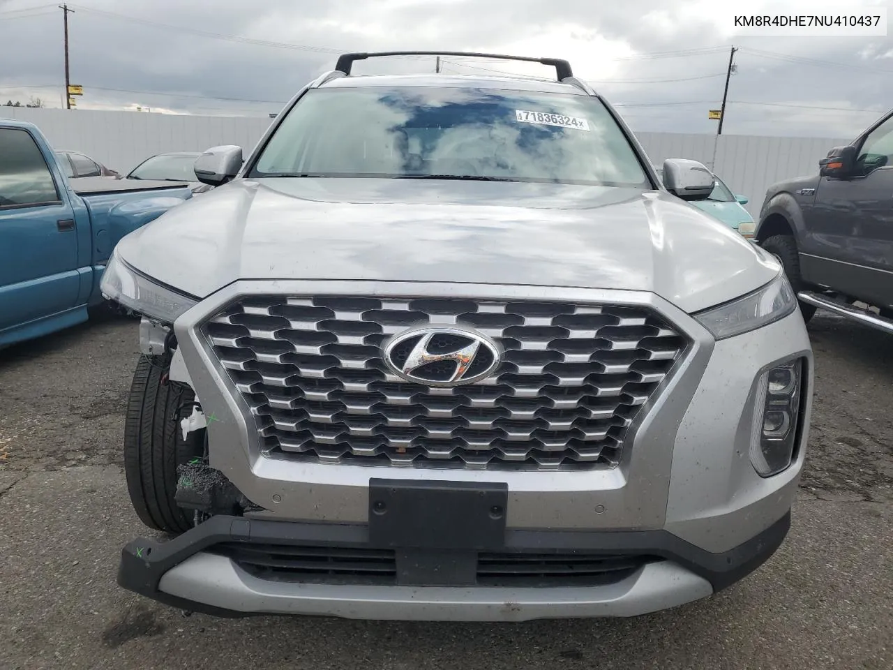 KM8R4DHE7NU410437 2022 Hyundai Palisade Sel