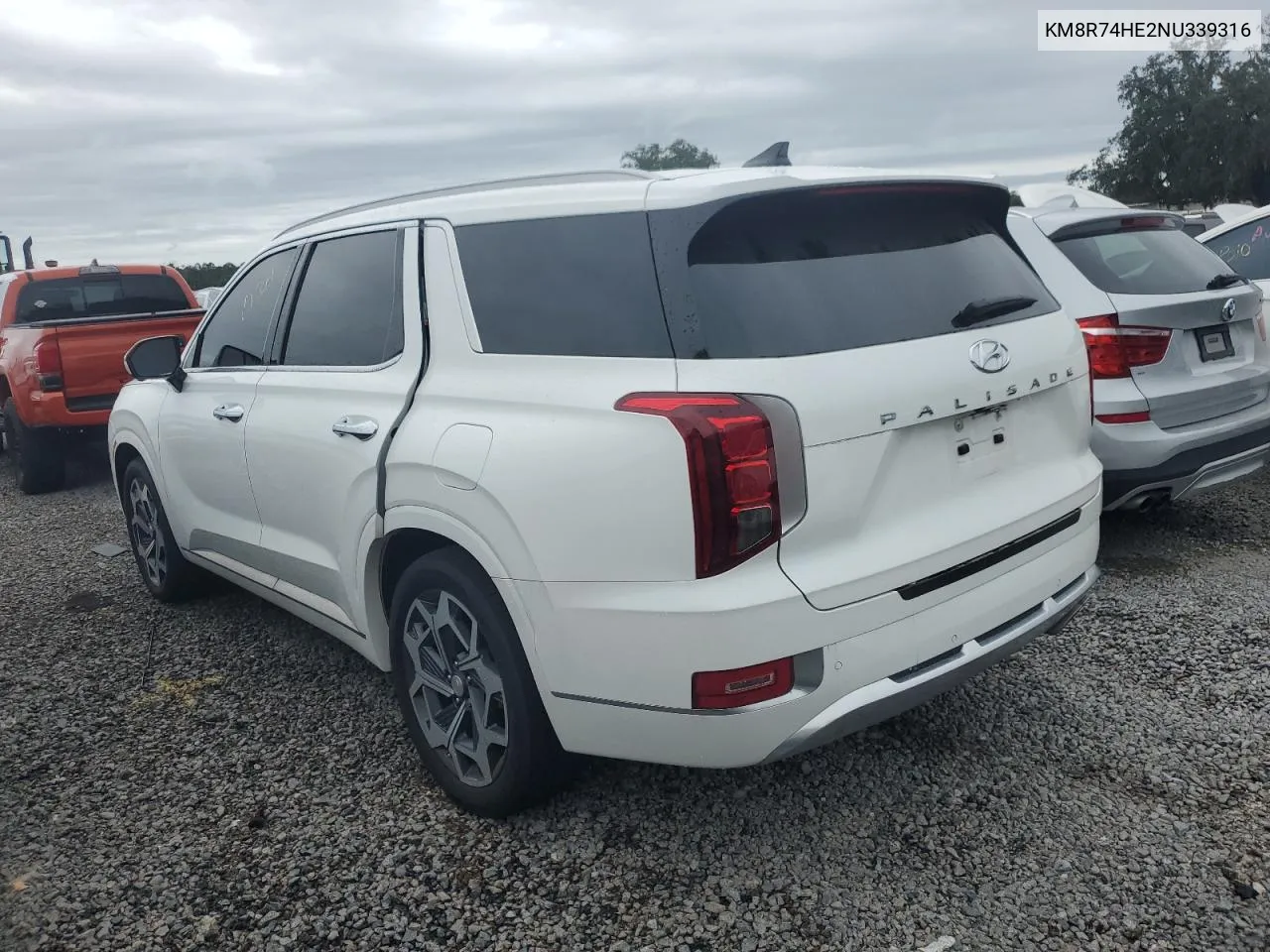 KM8R74HE2NU339316 2022 Hyundai Palisade Calligraphy