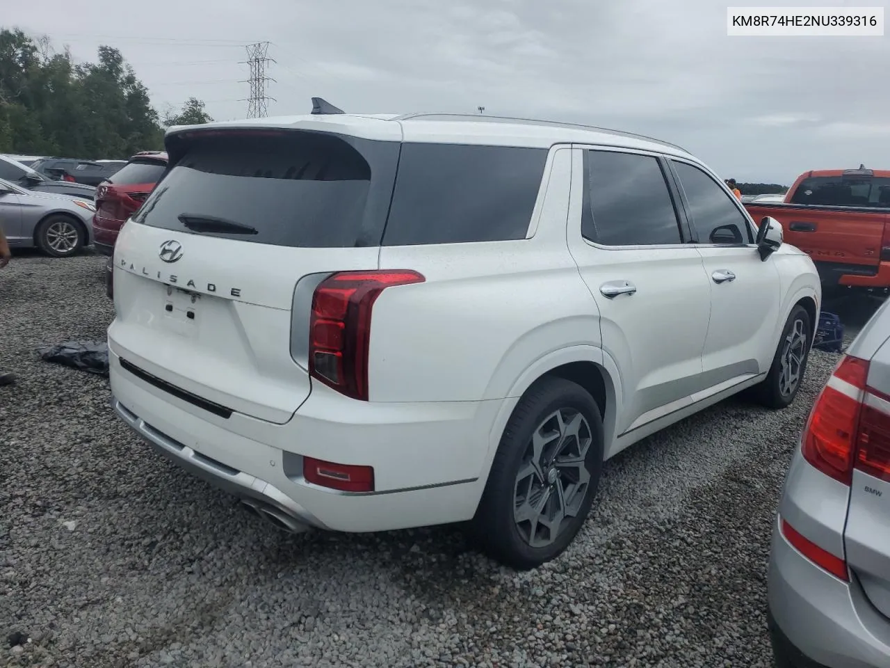 2022 Hyundai Palisade Calligraphy VIN: KM8R74HE2NU339316 Lot: 71875744