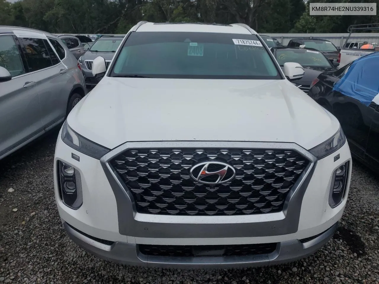 2022 Hyundai Palisade Calligraphy VIN: KM8R74HE2NU339316 Lot: 71875744