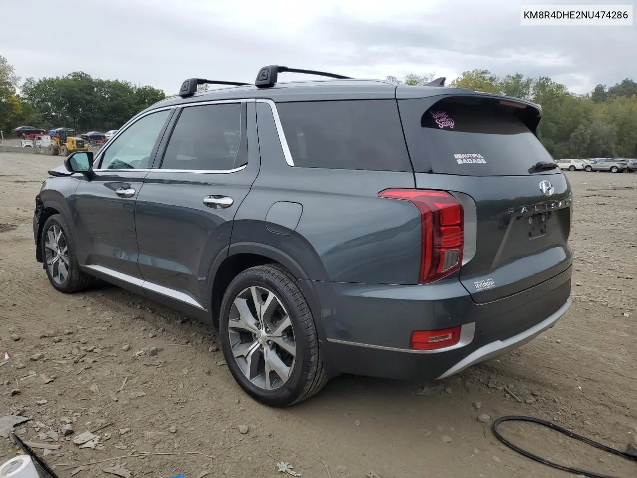 2022 Hyundai Palisade Sel VIN: KM8R4DHE2NU474286 Lot: 72725904