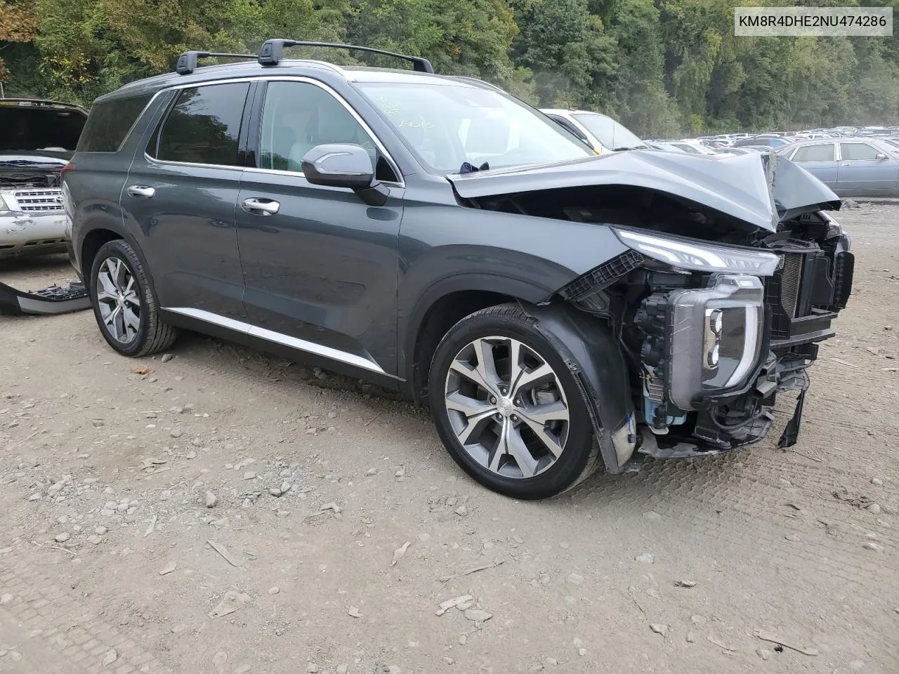 2022 Hyundai Palisade Sel VIN: KM8R4DHE2NU474286 Lot: 72725904