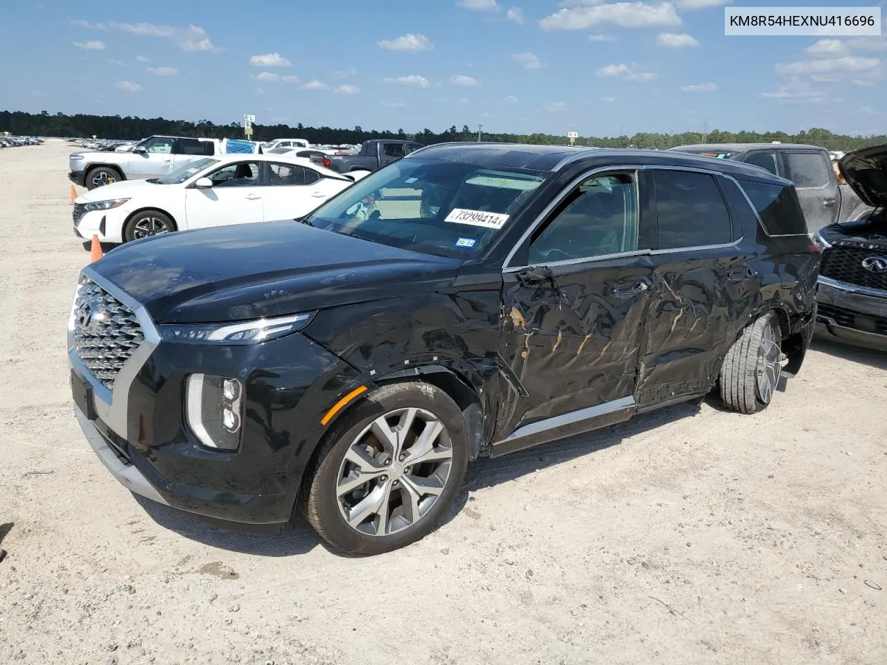 2022 Hyundai Palisade Limited VIN: KM8R54HEXNU416696 Lot: 73299414