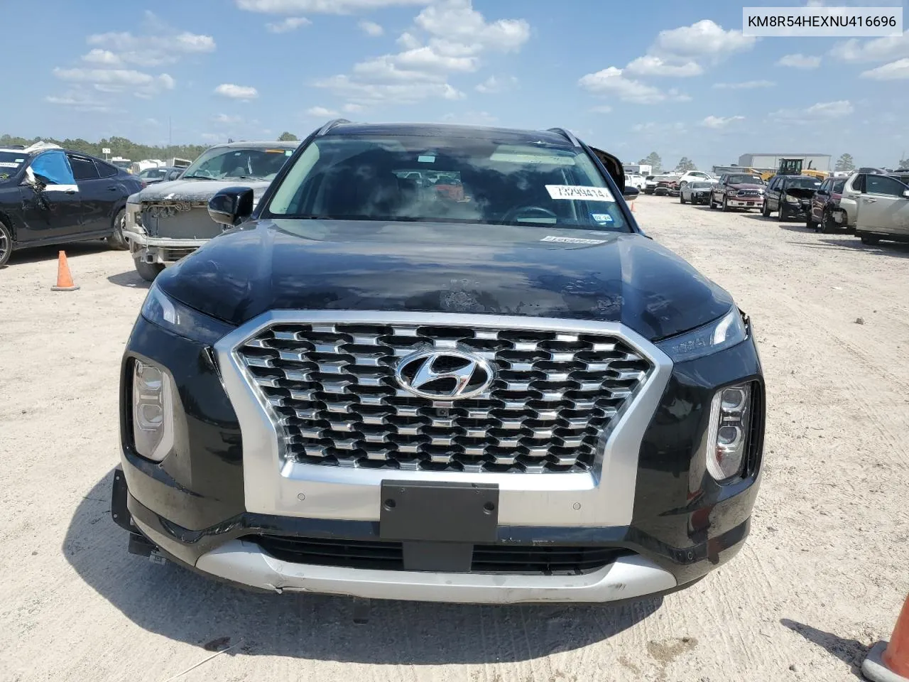 2022 Hyundai Palisade Limited VIN: KM8R54HEXNU416696 Lot: 73299414