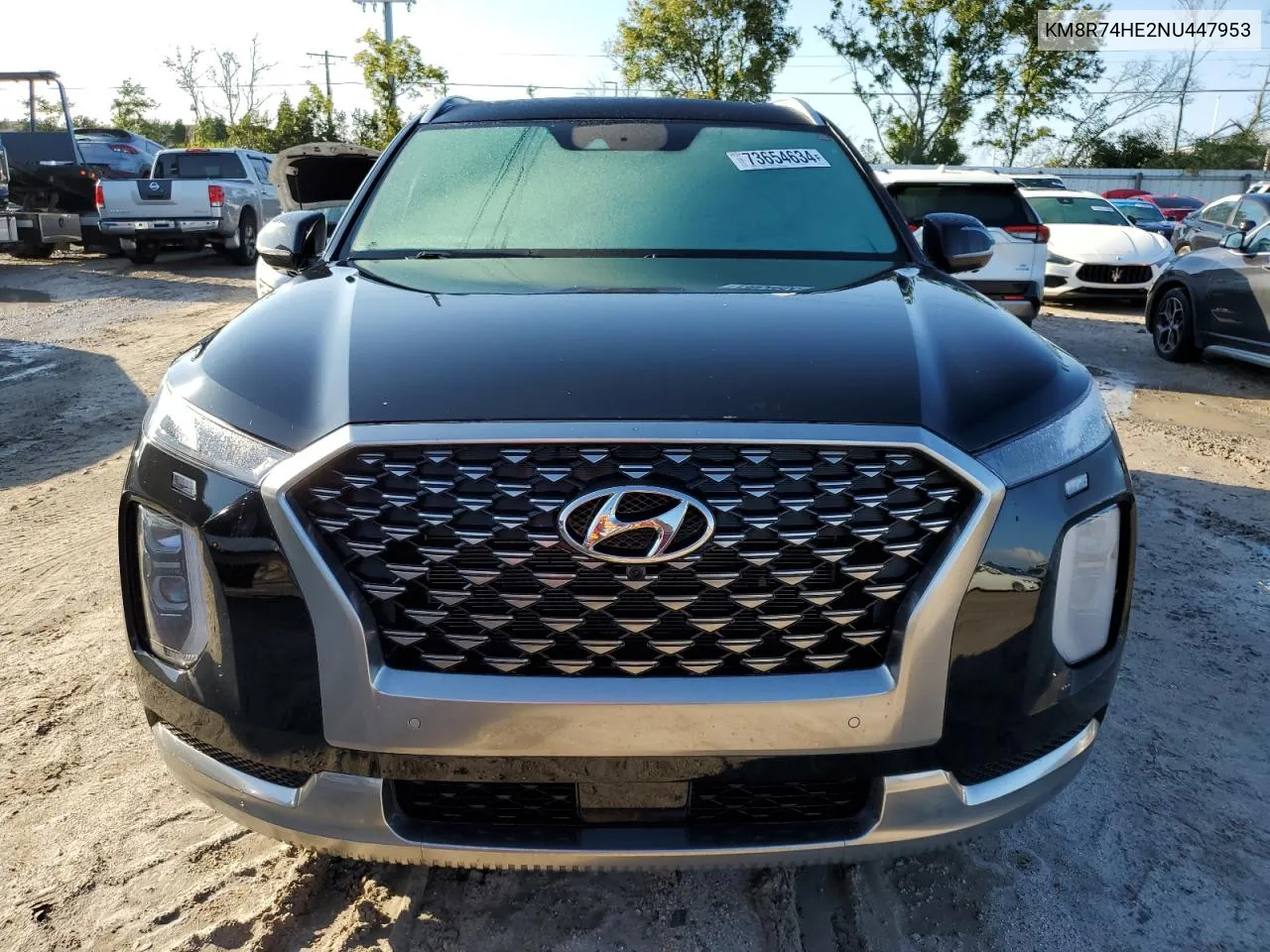 2022 Hyundai Palisade Calligraphy VIN: KM8R74HE2NU447953 Lot: 73654634