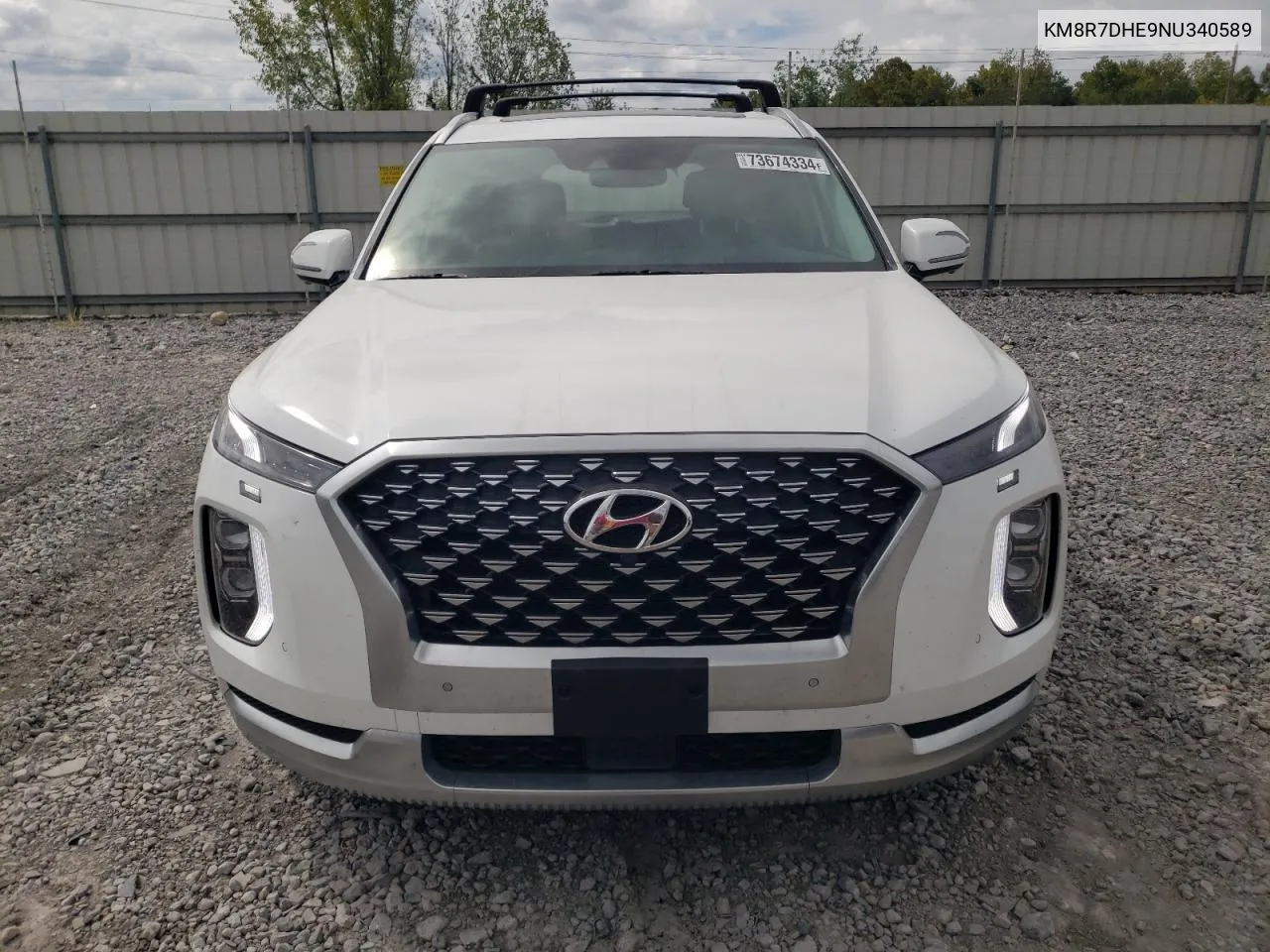 2022 Hyundai Palisade Calligraphy VIN: KM8R7DHE9NU340589 Lot: 73674334