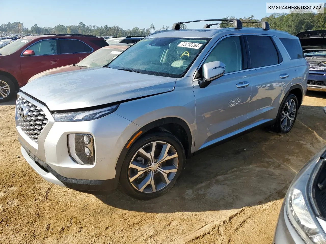 2022 Hyundai Palisade Sel VIN: KM8R44HE3NU380272 Lot: 73718264