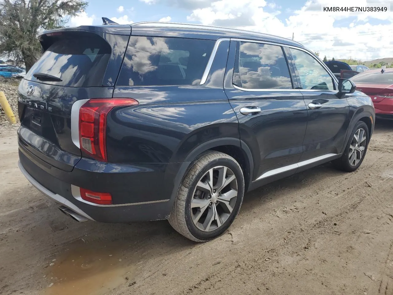 2022 Hyundai Palisade Sel VIN: KM8R44HE7NU383949 Lot: 73848494