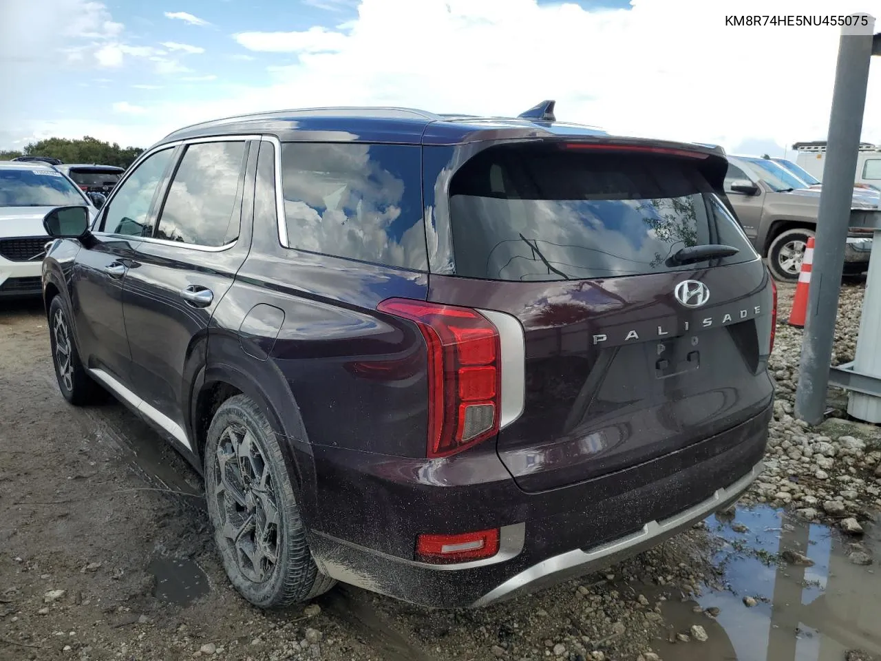 2022 Hyundai Palisade Calligraphy VIN: KM8R74HE5NU455075 Lot: 73960024