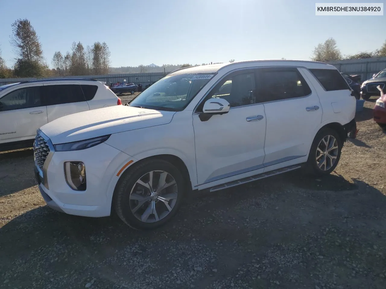 2022 Hyundai Palisade Limited VIN: KM8R5DHE3NU384920 Lot: 74388684