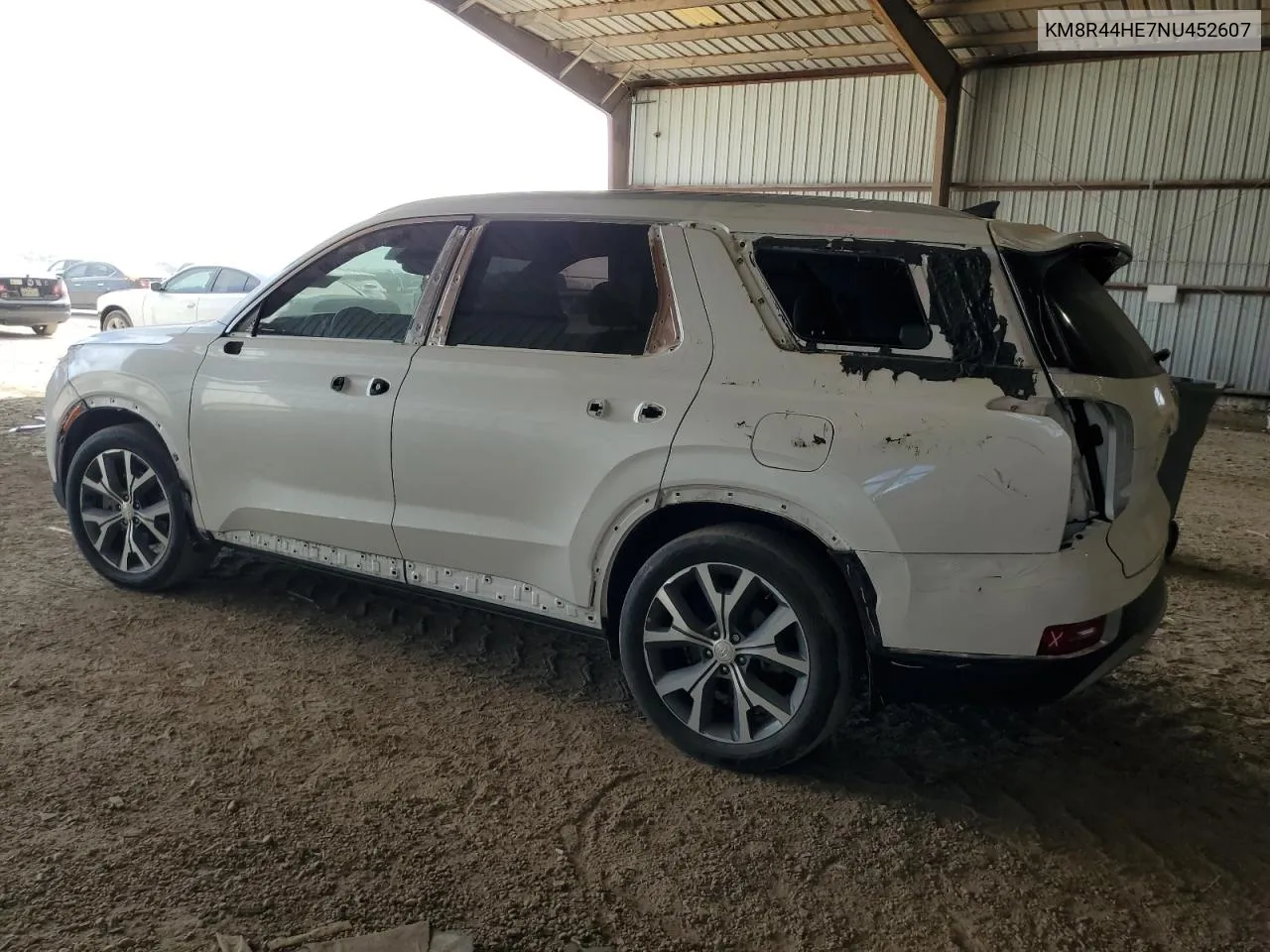 2022 Hyundai Palisade Sel VIN: KM8R44HE7NU452607 Lot: 74613444