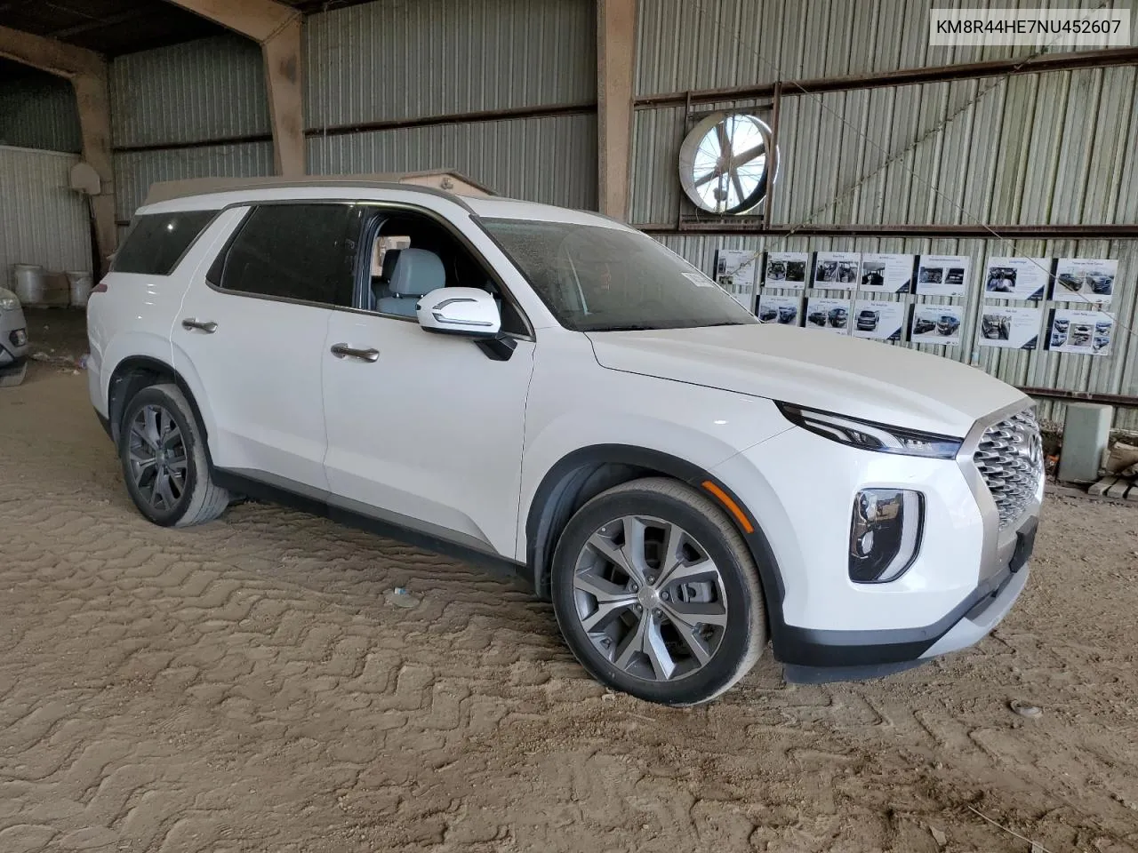 2022 Hyundai Palisade Sel VIN: KM8R44HE7NU452607 Lot: 74613444