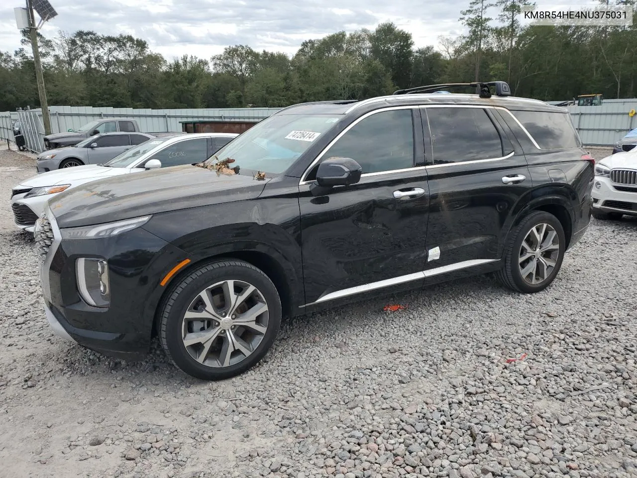 2022 Hyundai Palisade Limited VIN: KM8R54HE4NU375031 Lot: 74726414