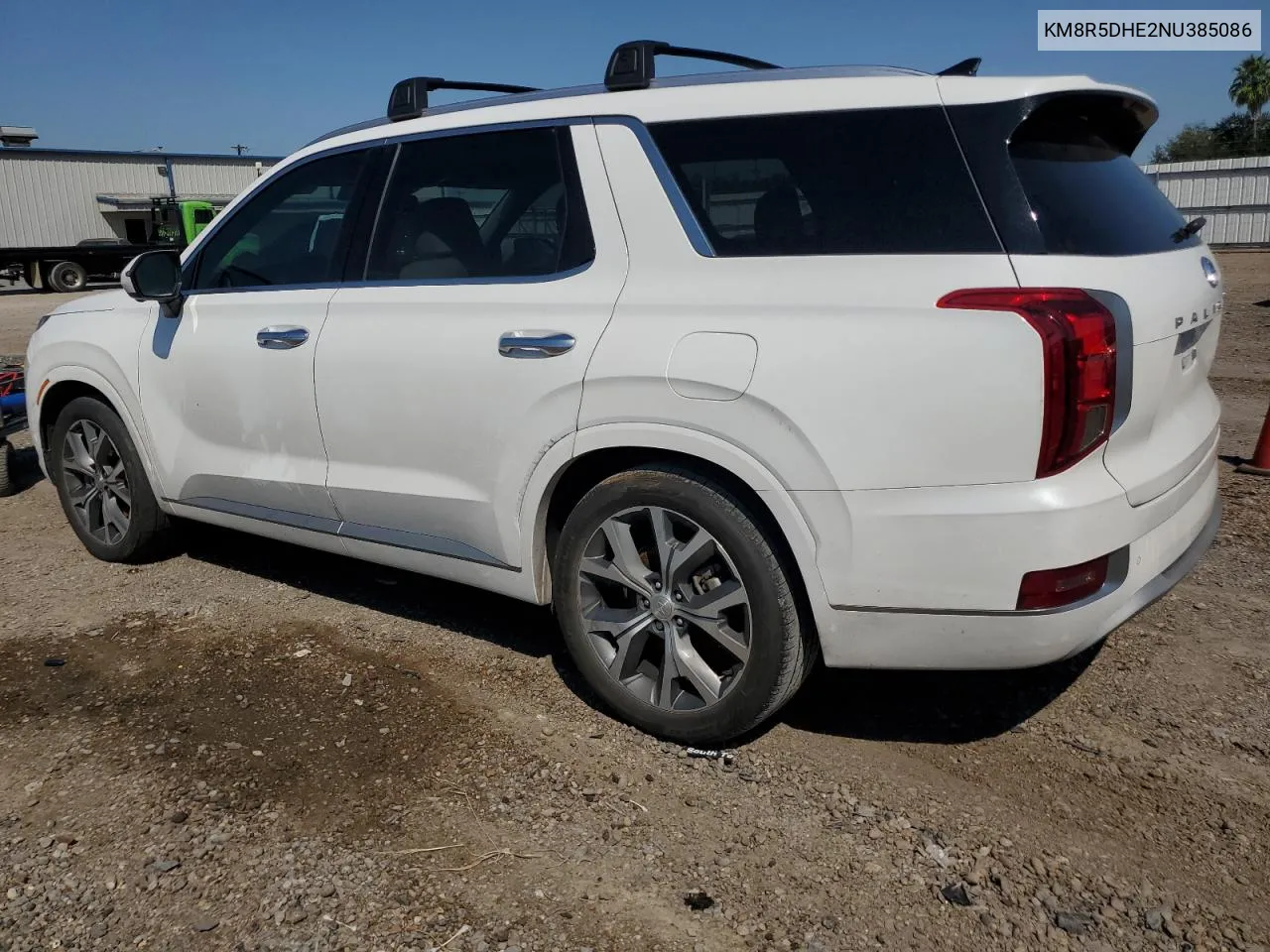 2022 Hyundai Palisade Limited VIN: KM8R5DHE2NU385086 Lot: 74805564