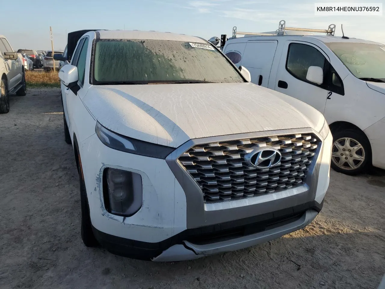 KM8R14HE0NU376592 2022 Hyundai Palisade Se