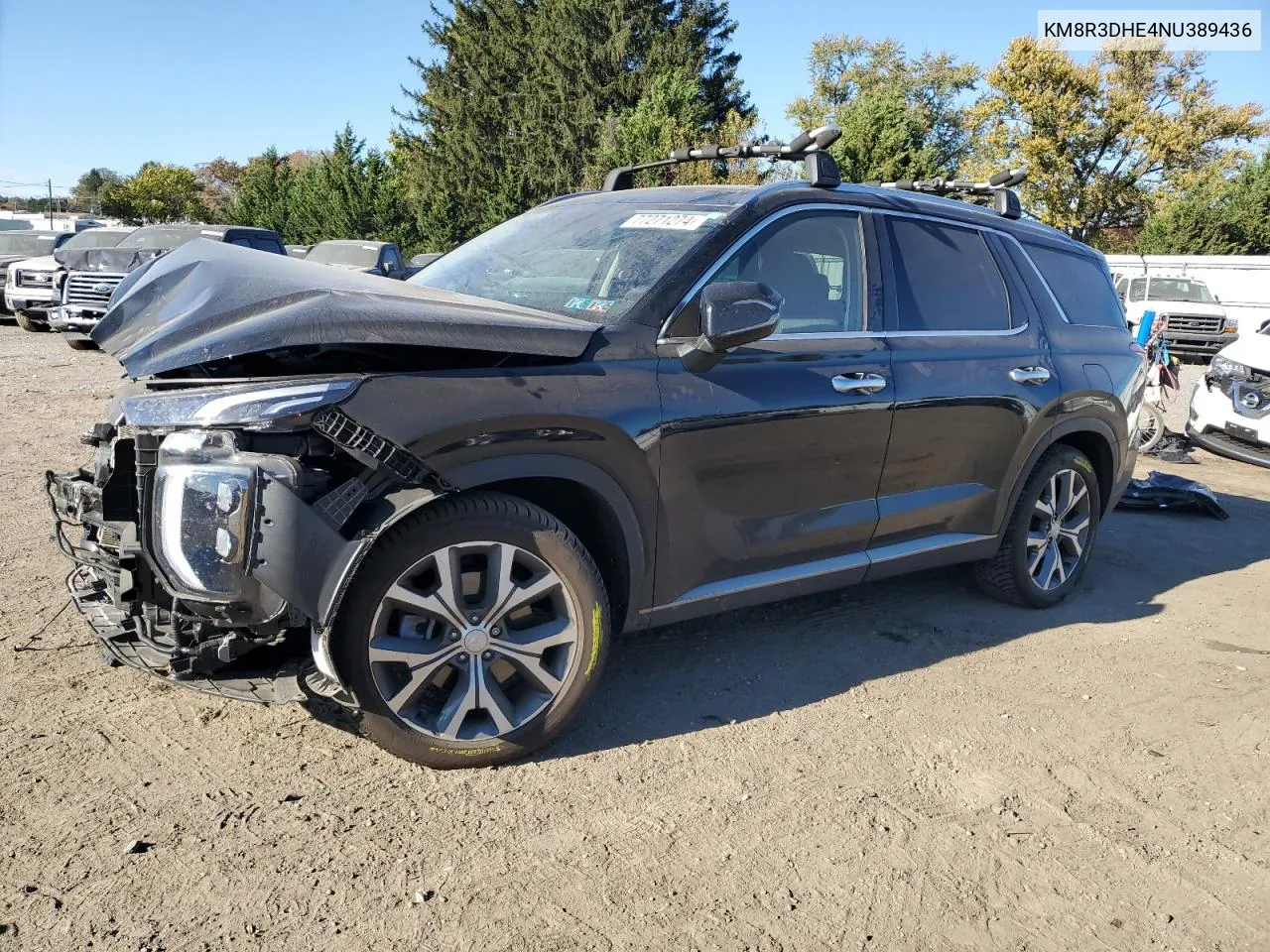 2022 Hyundai Palisade Sel VIN: KM8R3DHE4NU389436 Lot: 77271274